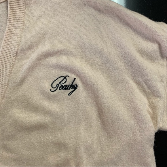 Forever 21 “peachy” long sleeve button down sweater - Picture 11 of 12